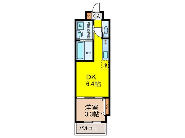 クローバー・プレミア長居公園東の物件間取画像